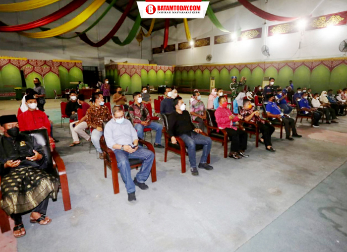Suasana lomba yang digelar oleh PWI Kepulauan Anambas di BPMS